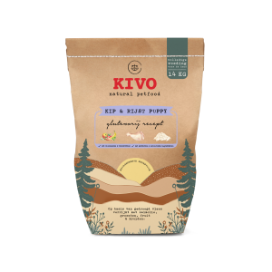 KIVO Kip & Rijst Puppy - glutenvrij