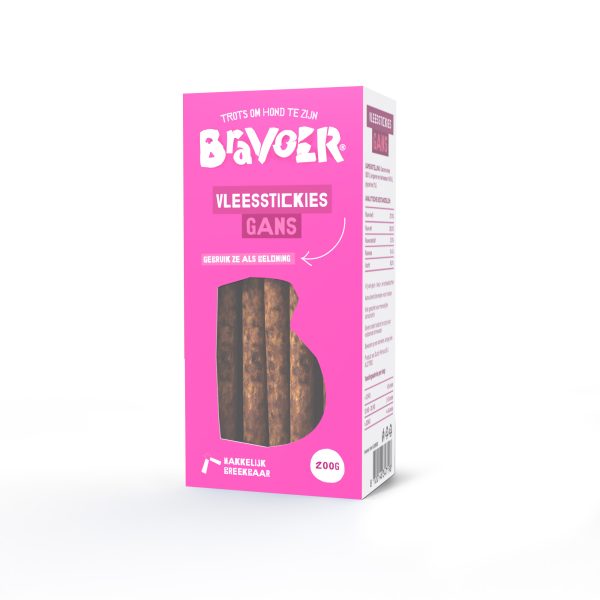 BRAVOER Vleesstickies Gans